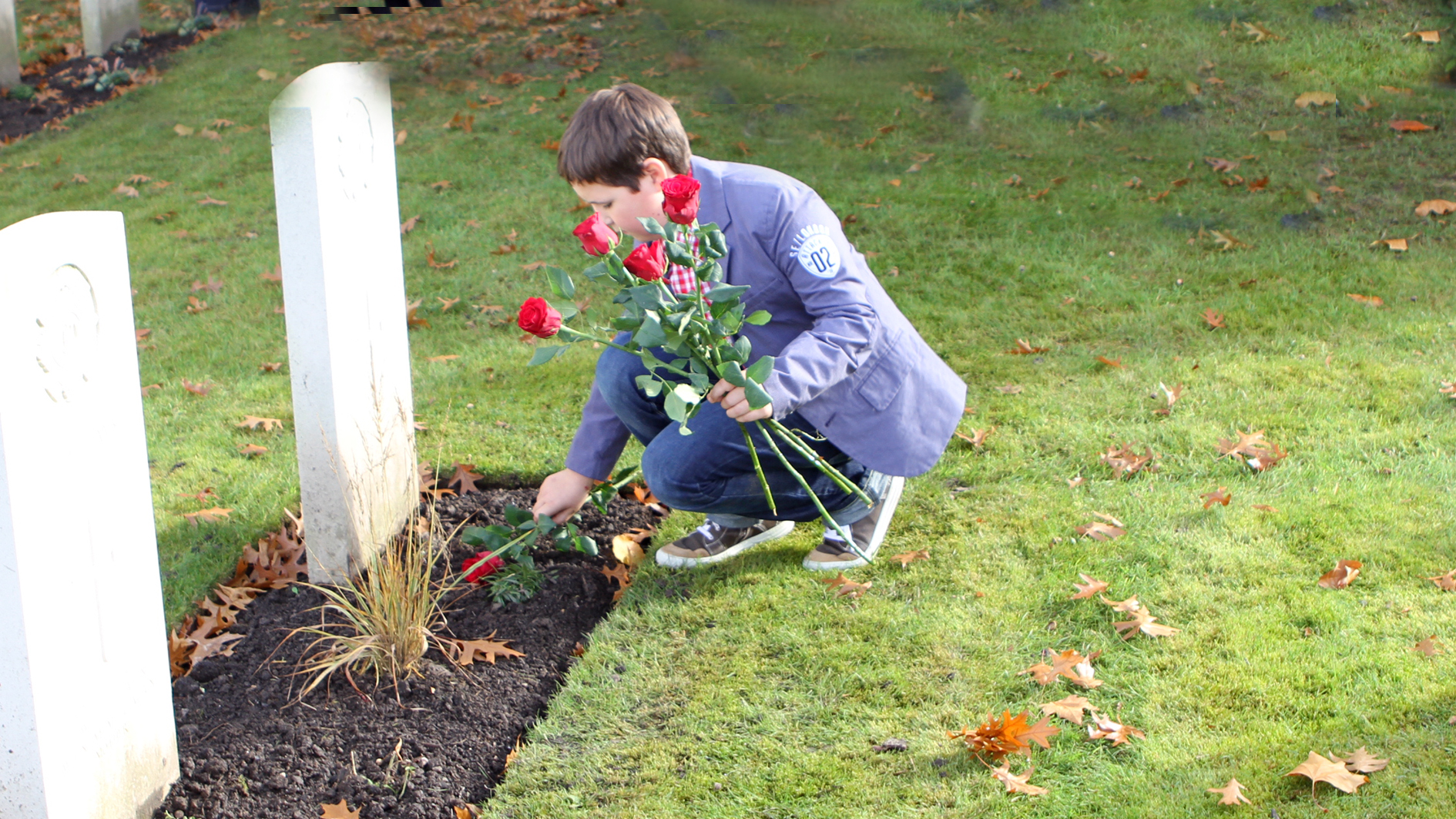 Rozen namens Kindermonument